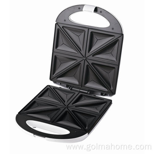 4 slices sandwich maker with stainless steel cover grill sandwich maker waffle maker with detachable plate